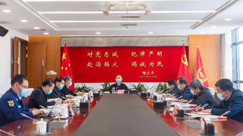 白虎穴萝莉喷水黄明在应急管理部党委会上强调 着力加强党委班子自...